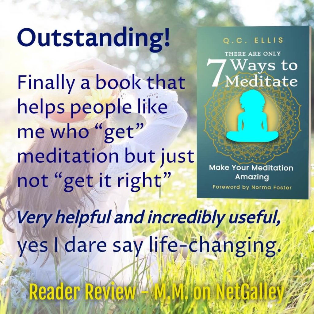 5 star Reader Review on NetGalley: "Outstanding! Finally a book that helps people like me who "get" meditation but just not "get it right". Very helpful and incredibly useful, yes I dare say life changing." M.M.