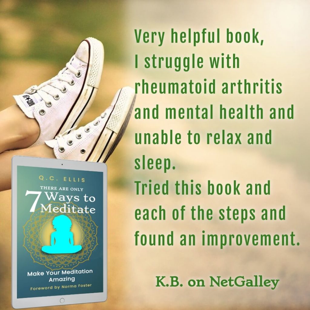 Reader Review on NetGalley: "Very helpful book, I struggle with rheumatoid arthritis and mental health and unable relax and sleep. Tried this book and each steps and found an improvement." K.B.